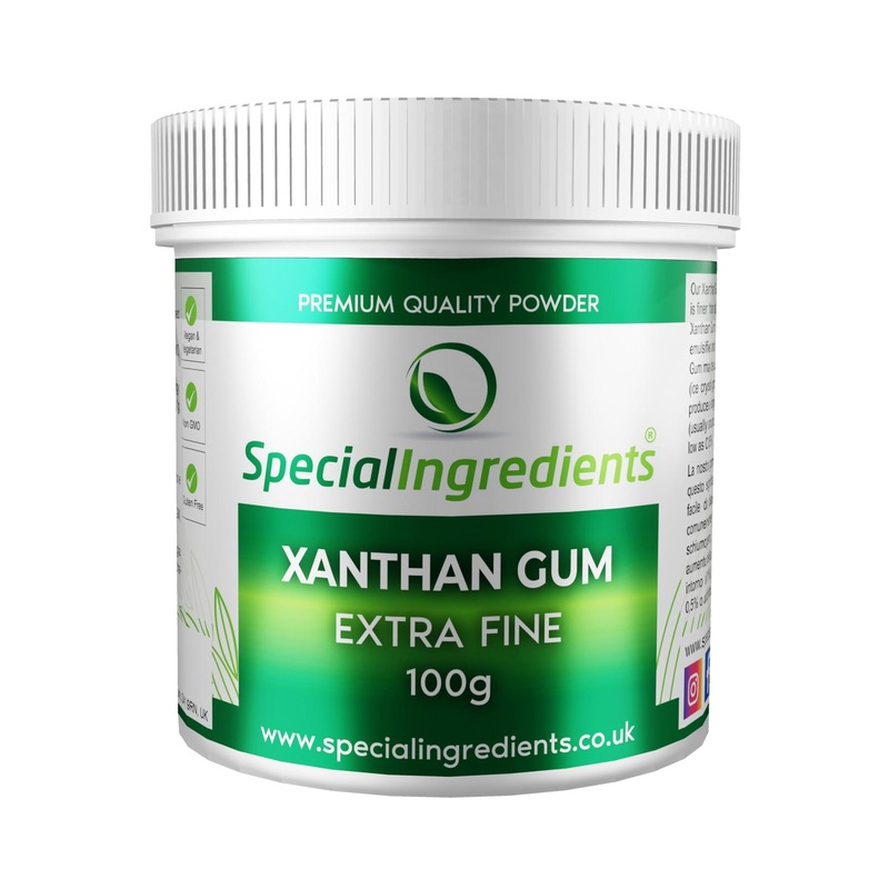 Special Ingredients Xanthan Gum 200g Premium Quality Extra Fine Powder Vegan Non-GMO Gluten Free Recyclable Container Xanthan Gum 100 g (Pack of 2)