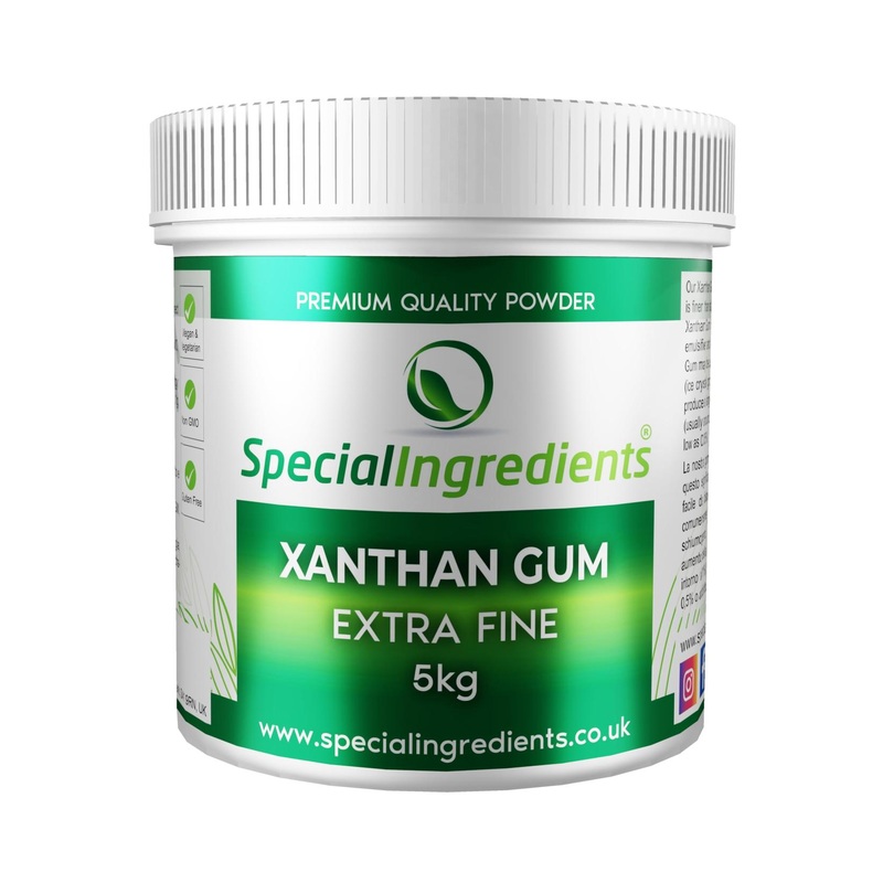 Special Ingredients Xanthan Gum 5kg Premium Quality Extra Fine Powder Vegan Non-GMO Gluten Free Recyclable Container Xanthan Gum 5 kg (Pack of 1)