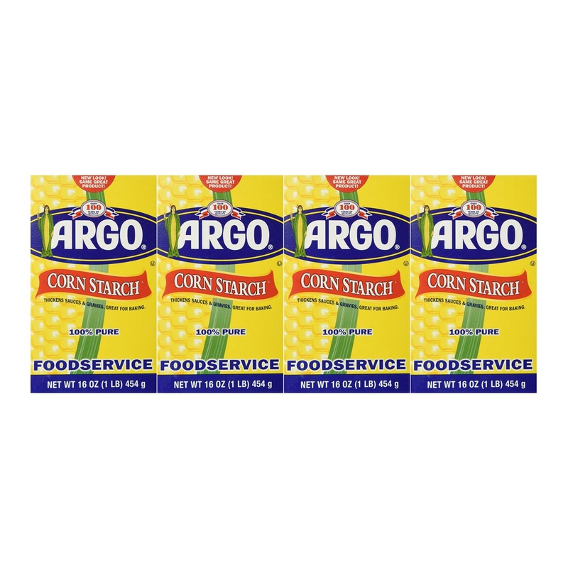 Argo Corn Starch 16 oz. Box – Pack of 4 | 4 Pound Bulk Value Pack