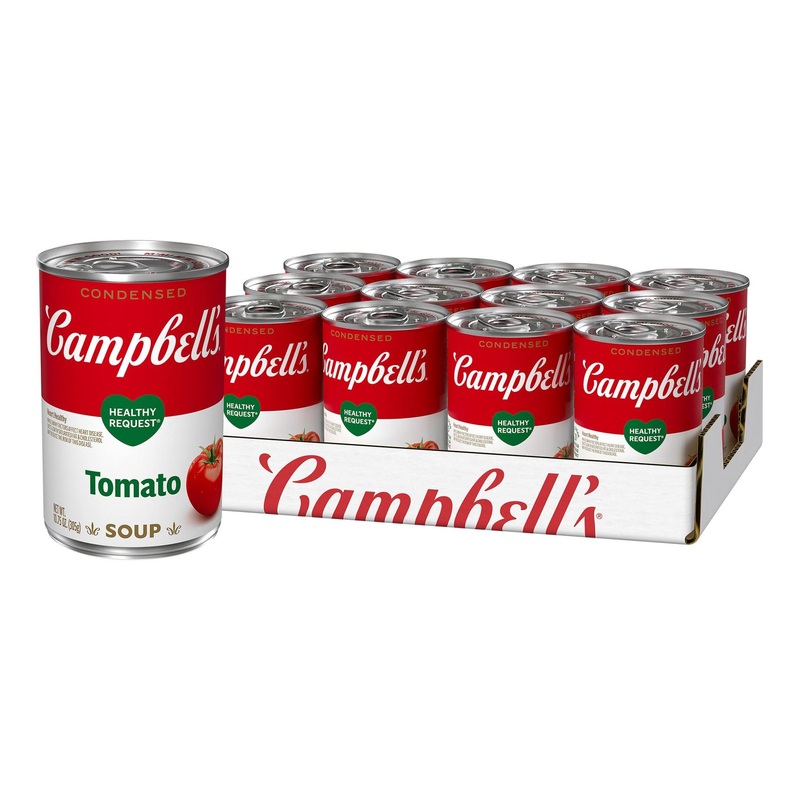 Campbell’s Healthy Request Tomato Soup 10.75 oz Can – Pack of 12 | Packaging Varies