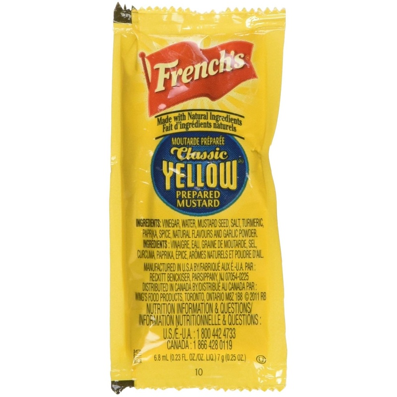 French’s Mustard Packets – 0.23 oz (40 Pack)