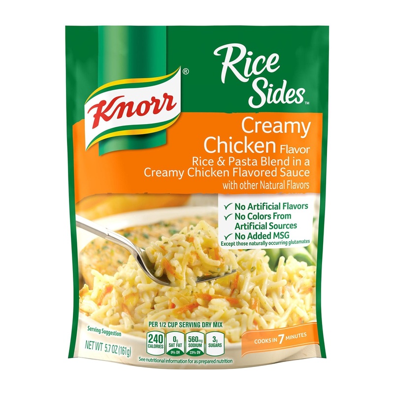 Knorr Rice Sides Creamy Chicken 5.7 oz – Pack of 12 | Delicious and Easy Side Dish