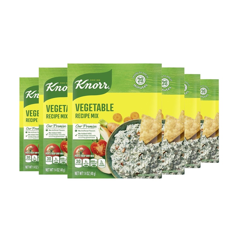 Knorr Soup Mix and Recipe Mix For Soups  Sauces and Simple Meals Vegetable No Artificial Flavors 1.4 oz  Pack of 12 1.4 Ounce (Pack of 12) Vegetable