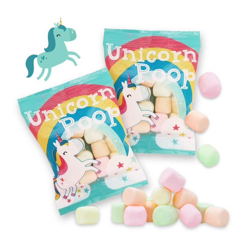 Unicorn Poop Candy – Made in the USA – Halloween Party Supplies – Unicorn Birthday Favors – Bulk Candy Packs – 0.33oz x 12