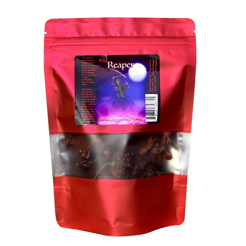 Wicked Reaper Carolina Reaper Chili Peppers – 10 Pack + 2 Free | Hottest Dried Spice