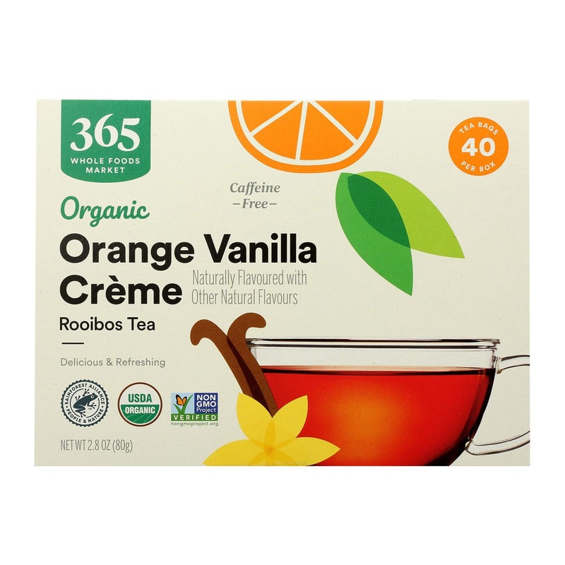 365 by Whole Foods Market Organic Rooibos Orange Vanilla Creme Tea Bags – 40 Count