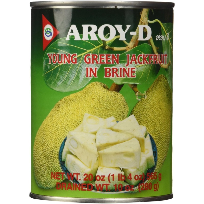 Aroy-D Young Green Jackfruit in Brine 20oz (Pack of 6) – Authentic Thai Flavor