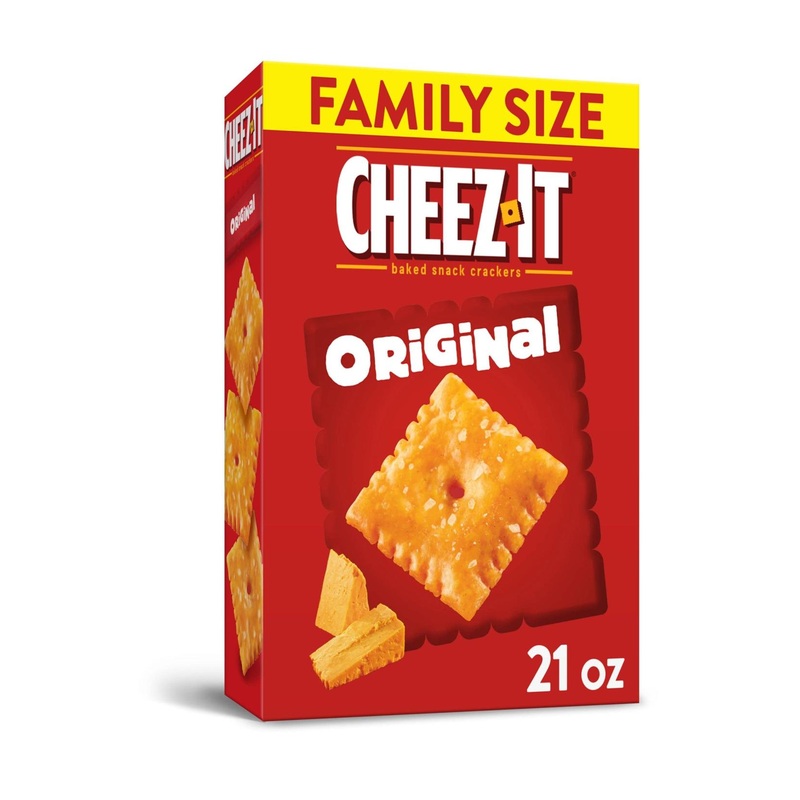 Cheez-It Original Baked Snack Crackers – 21oz Box – Perfect Office and Kids Snacks
