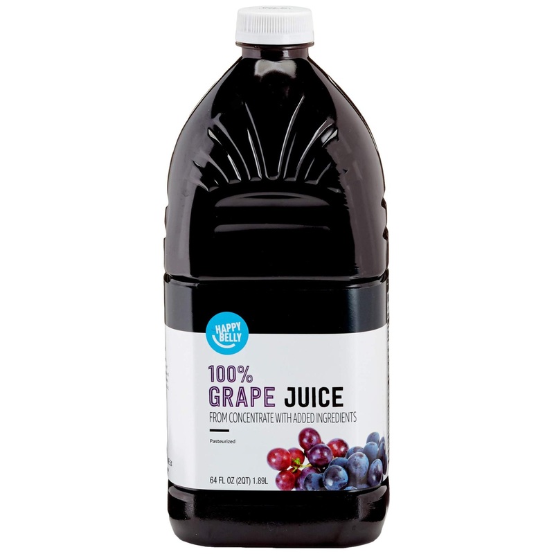 Happy Belly Grape Juice from Concentrate 64oz – Amazon Brand