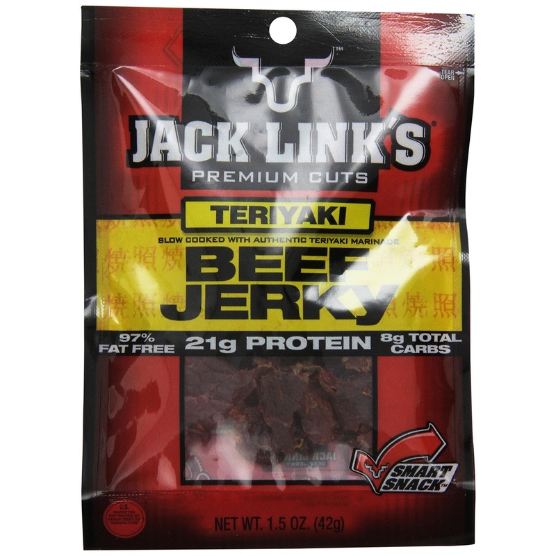 Jack Link’s Beef Jerky Teriyaki 1.5oz Bags – Pack of 10 | High-Quality Snack for On-the-Go