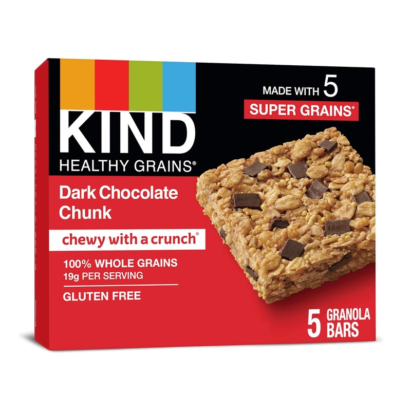 KIND Dark Chocolate Chunk Gluten-Free Bars 1.2 oz – Pack of 8 | 40 Count Variety Pack