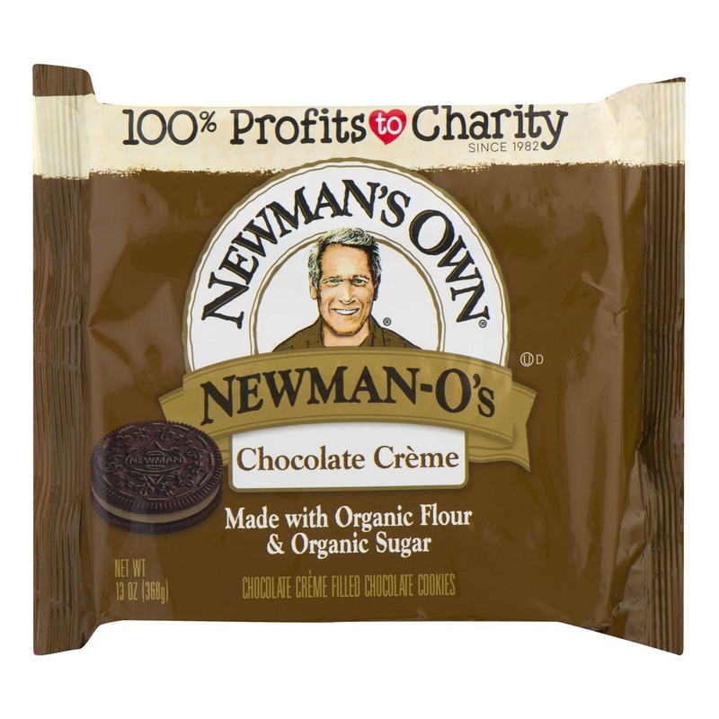 Newman’s Own Newman-O’s Chocolate Creme Filled Cookies 13oz (Pack of 6) – Decadent Chocolate Treat for Snacking and Sharing