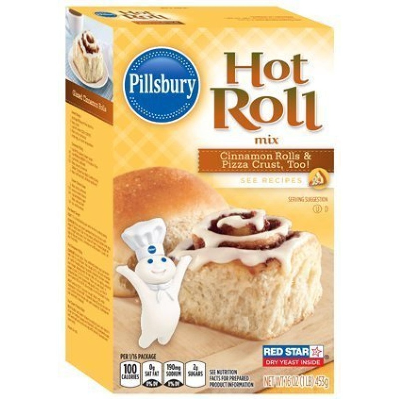 Pillsbury Specialty Hot Roll Mix 16oz Box – Pack of 4 | 4-Pack 1 Pound Hot Roll Mix