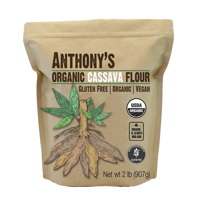 Anthony’s Organic Cassava Flour 2 lb – Gluten Free, Vegan, Non GMO