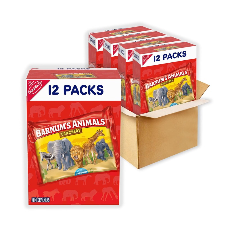 B07F7TJ8N8 BARNUM’S ANIMALS Crackers  Original  12 Oz  Pack of 4