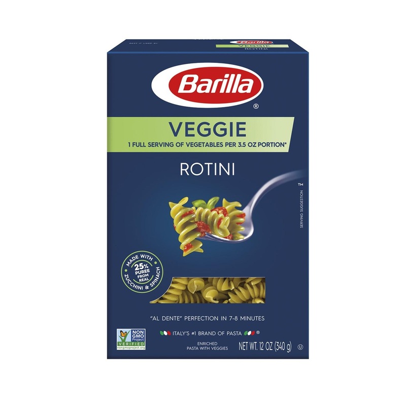 Barilla Veggie Rotini Pasta – 12 Ounce (Pack of 12) | Delicious and Nutritious Pasta Option