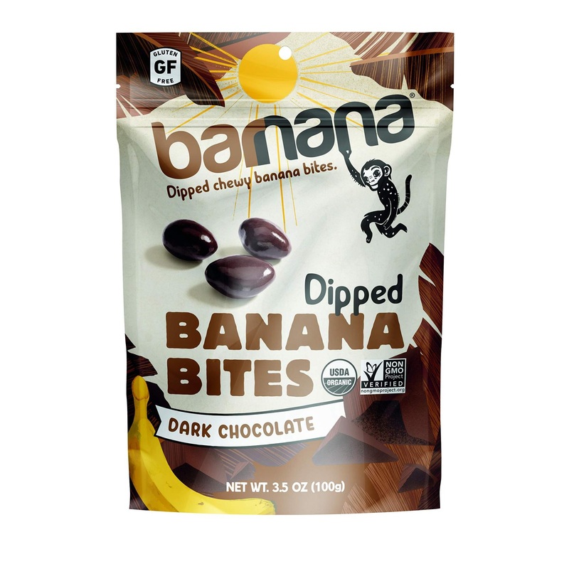Barnana Organic Chewy Banana Bites – Dark Chocolate – 3.5oz – Pack of 1
