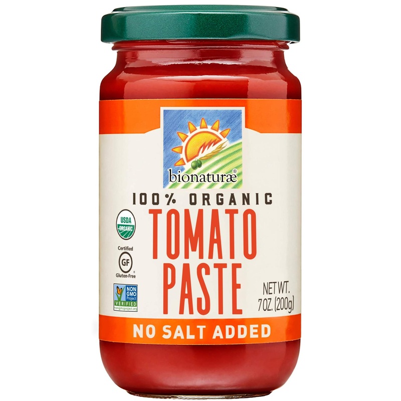 Bionaturae Organic Tomato Paste 7 oz | Keto Friendly, Non-GMO, Made in Italy | USDA Certified, No Added Salt or Sugar