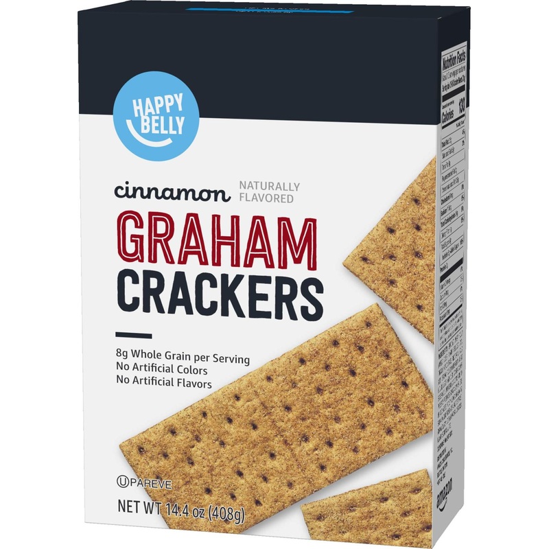 Happy Belly Cinnamon Graham Crackers – 14.4 Ounce – Amazon Brand