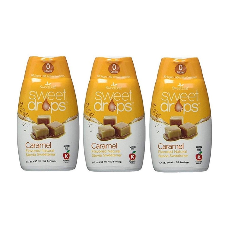 Sweet Drops Caramel – 1.7 Ounce (Pack of 3) | Delicious Natural Sweetener