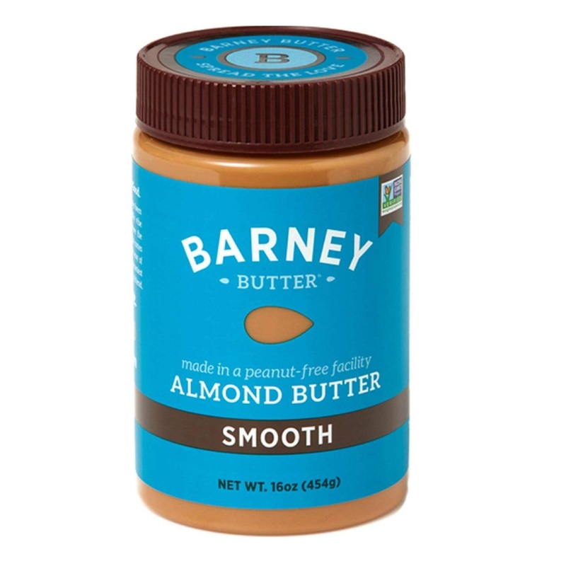 BARNEY Almond Butter Smooth 16 Ounce – Non-GMO, Skin-Free, Paleo & KETO Friendly