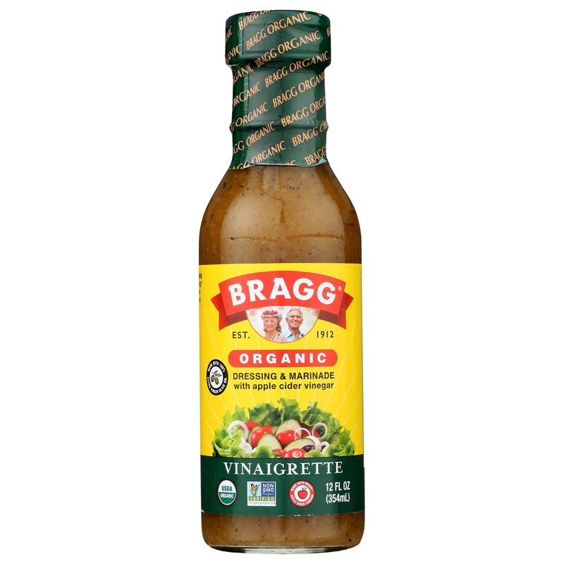 Bragg Organic Vinaigrette Dressing 12 oz – Healthy 12 Fl Oz Salad Dressing (1 Pack)