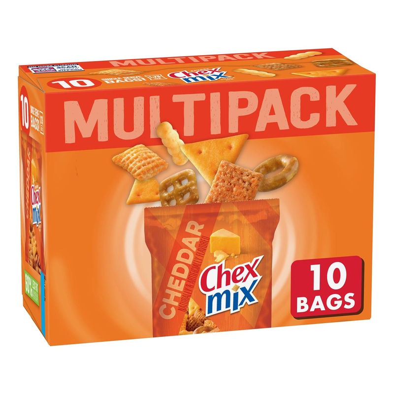 Chex Mix Snack Mix Cheddar Savory Snack Bags Multipack 1.75 oz 10 ct – Buy Online Now!