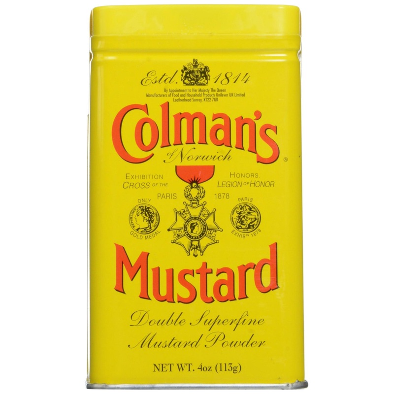 Colman’s Dry Mustard 4 oz – Authentic Mustard Seasoning (1 Pack)