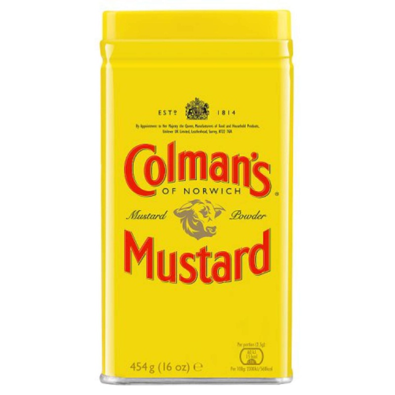 Colman’s Dry Mustard Powder 16oz – Premium Quality Seasoning for Cooking – 1lb Pack