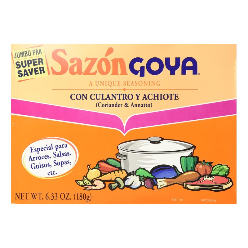 Goya Sazon Jumbo Pack 6.33-Ounce – Pack of 3 | Authentic Latin Seasoning