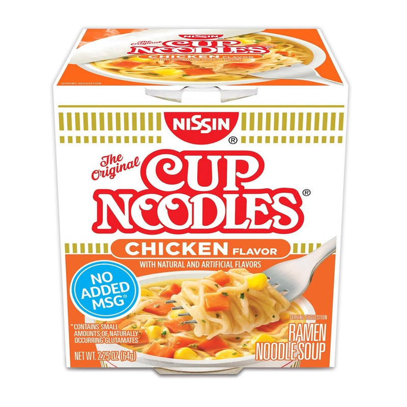 Nissin Cup Noodles Soup Chicken Flavor 2.25 oz (Case of 12) – Buy Online Now!