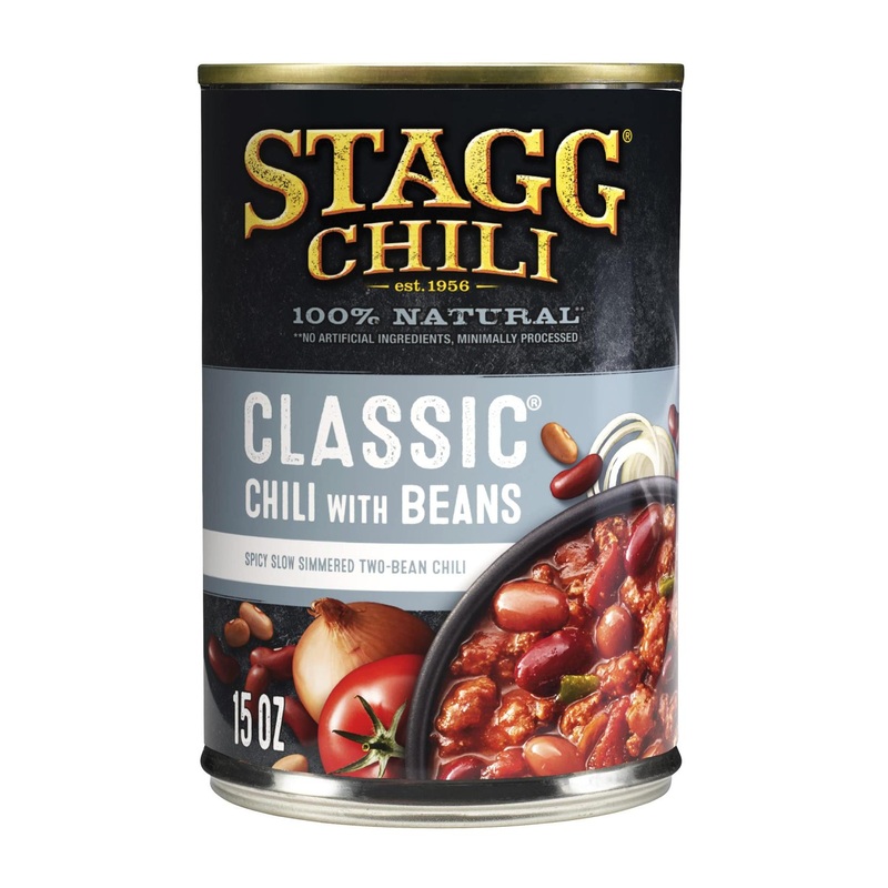 STAGG Classic Chili with Beans 15 oz – Pack of 12 | Canned Chili for Convenient Meals