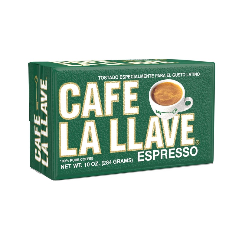 Cafe La Llave Espresso Dark Roast Coffee 10oz Brick – Premium Quality Cuban Coffee