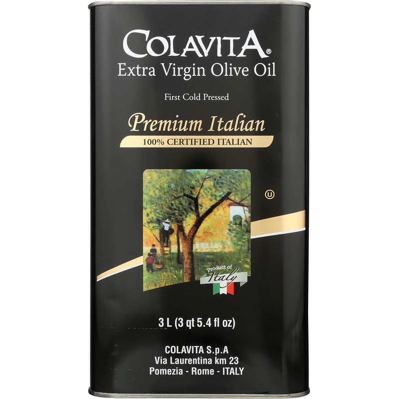 Colavita Premium Italian Extra Virgin Olive Oil 101.4 fl. oz. – 1 Tin | High-Quality Olive Oil