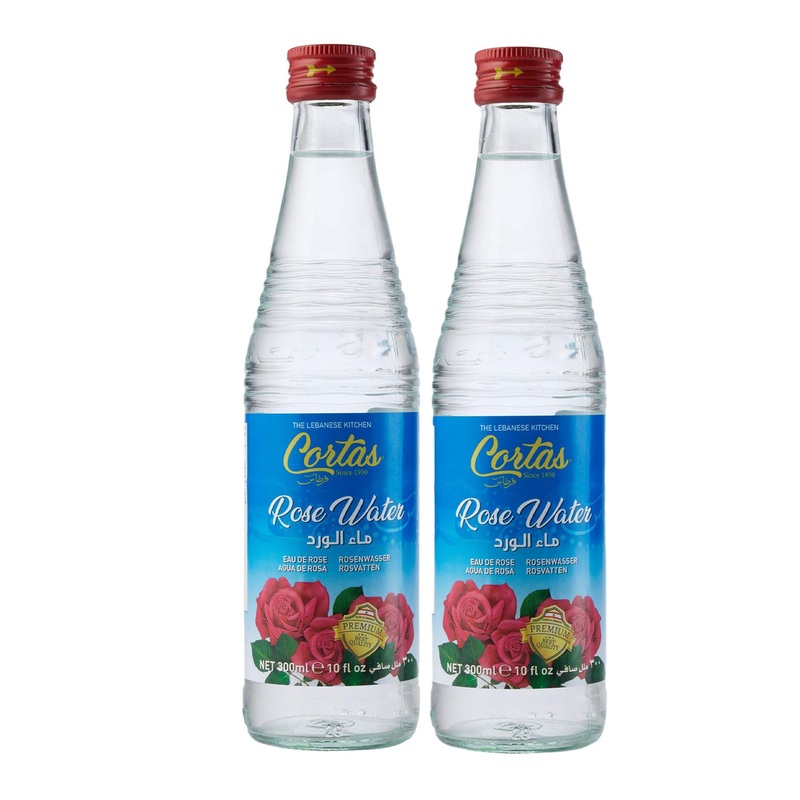 Cortas Premium Rose Water 10 oz – Set of 2 | Authentic Lebanese Floral Essence