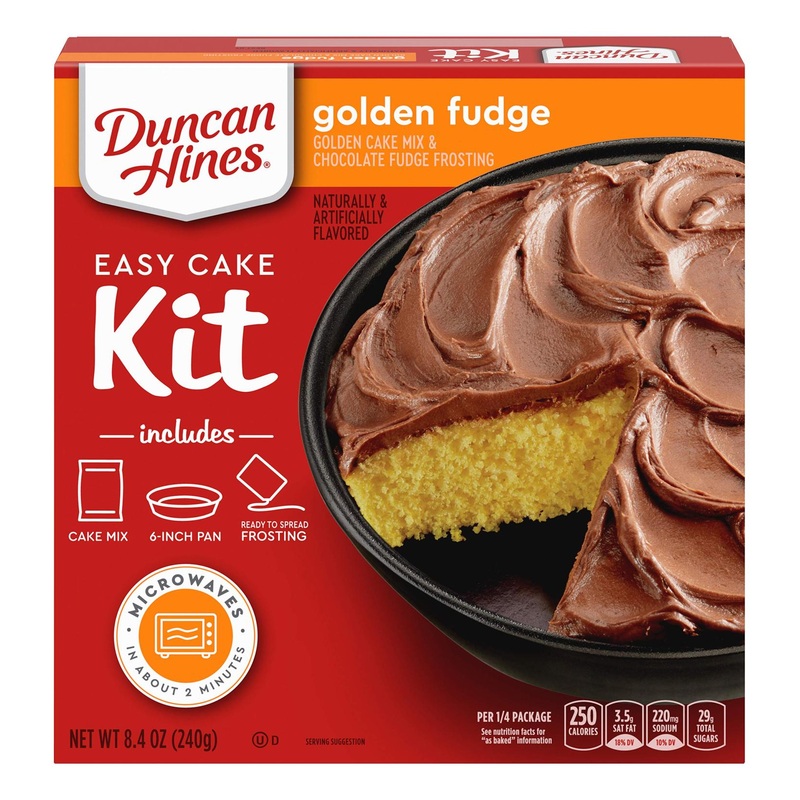 Duncan Hines Golden Fudge Cake Mix – 8.4 oz | Easy Cake Kit