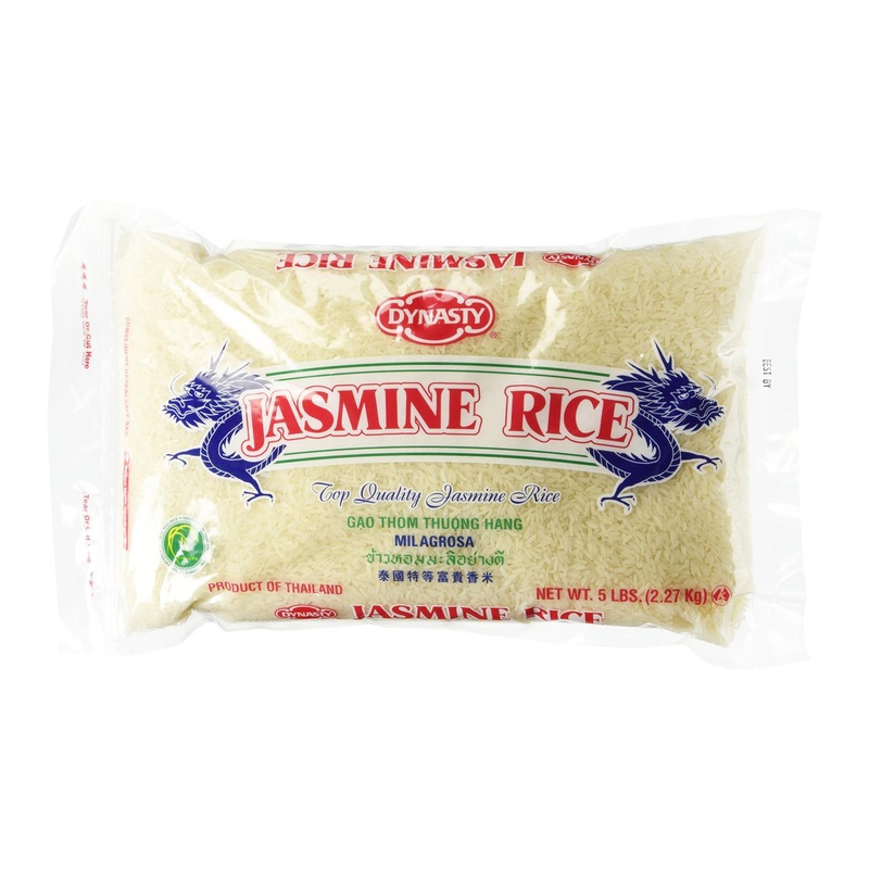 Dynasty Jasmine Rice 5 lb – Premium Quality Long Grain Rice – Pack of 1