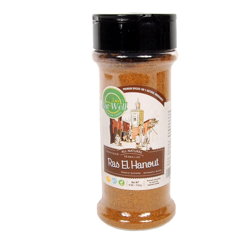 Eat Well Premium Foods Ras El Hanout Meat Seasoning 4 oz – Moroccan Blend Spice