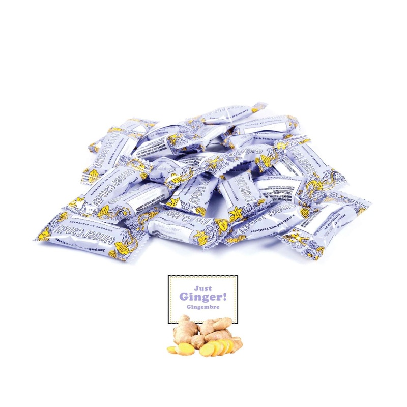 Gem Gem Ginger Candy Chewy Ginger Chews – 1 lb Bulk Pack (Original)