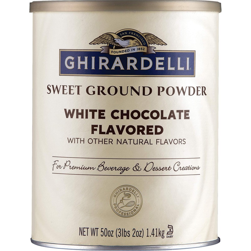 Ghirardelli Sweet Ground White Chocolate Flavor Powder – 3.12 lbs. | Premium Quality