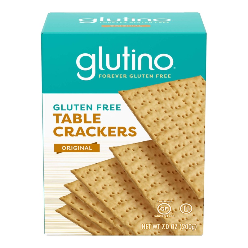 Glutino Premium Squares Gluten Free Table Crackers, Original 7 oz – Pack of 1