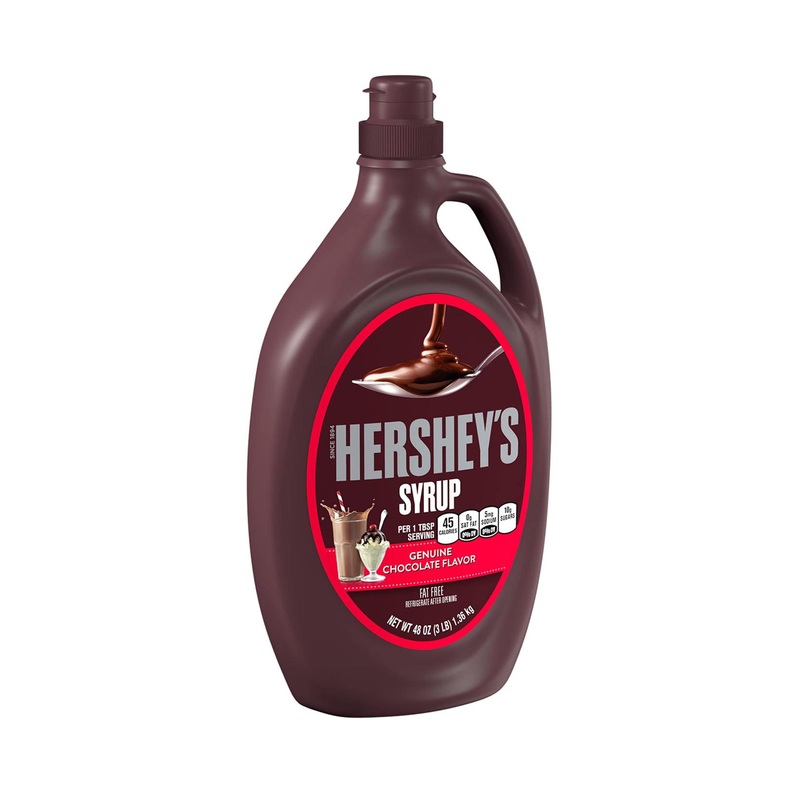 HERSHEY’S Genuine Chocolate Syrup – Halloween Edition – 48 oz Bulk Bottle