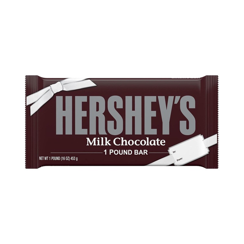 Hershey’s Milk Chocolate Candy 1 lb Gift Bar | Gluten Free | Giant Hershey’s 1lb Bar