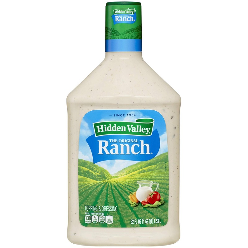 Hidden Valley Original Ranch Salad Dressing & Topping 52oz – Gluten Free & Keto-Friendly