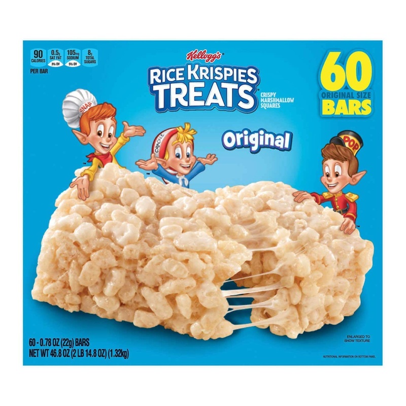 Kellogg’s Rice Krispies Treats 60 Bars – 60 Count Pack