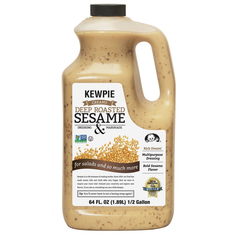 Kewpie Deep Roasted Sesame Dressing – 64 oz | Authentic Japanese Salad Dressing