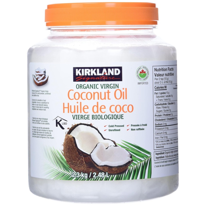 Kirkland Signature Organic Coconut Oil 84 Fl. Oz. – Pure & Unrefined for Cooking & Beauty