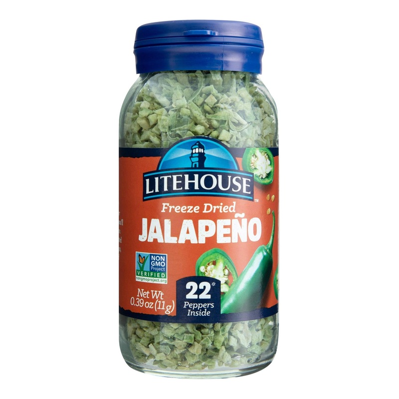 Litehouse Freeze Dried Green Jalapeno Herb 0.39 oz – Premium Quality, Pack of 1
