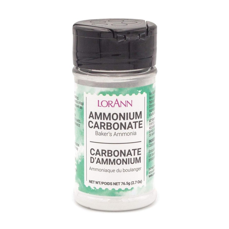 LorAnn Baker’s Ammonia (Ammonium Carbonate) 2.7 oz Shaker Jar – Pack of 1