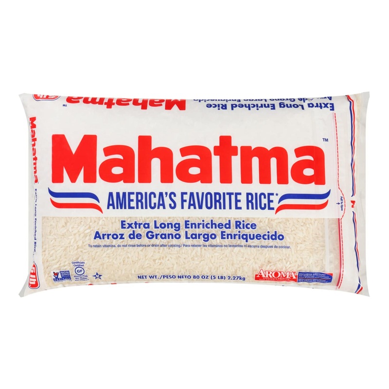 Mahatma Extra-Long-Grain Rice 5-Pound Bulk Bag – Gluten-Free and Non-GMO White Rice